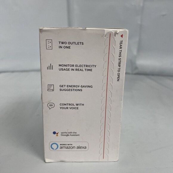 Currant WALL02 White WiFi Smart Plug Power Outlet Energy Monitoring w/ Alexa e32 - Picture 7 of 8